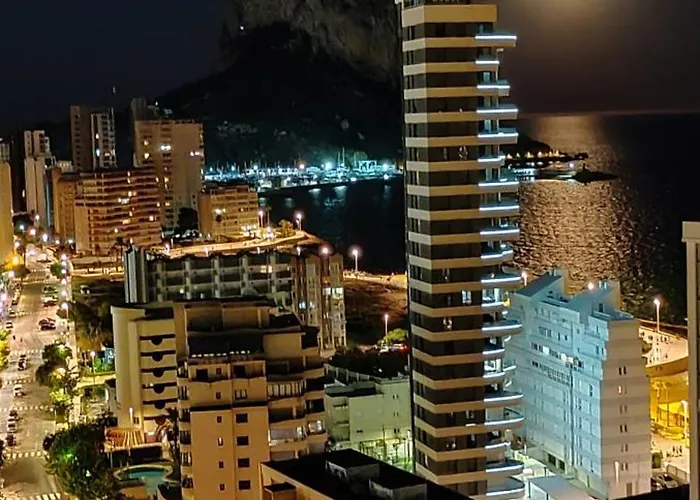Mirador De Calpe. With Panoramic Views. 아파트 칼페